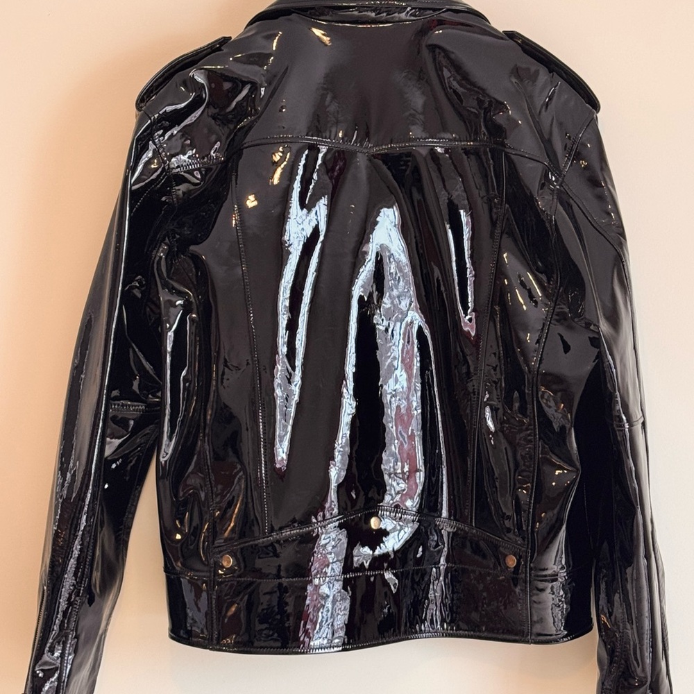PVC leather custom made jacket - Picture 2 of 5